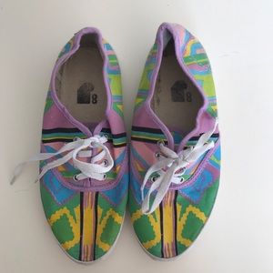UO Aztec Canvas Tennis Shoes